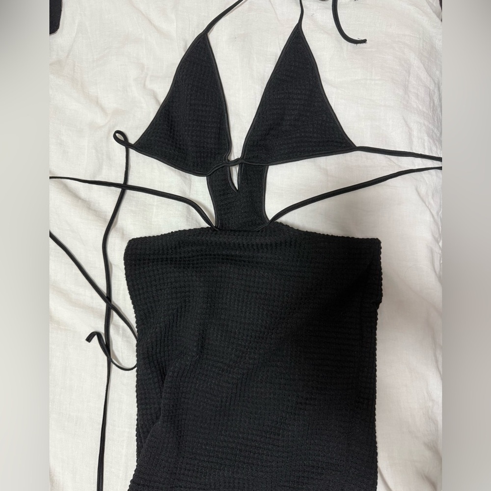 SHEIN Black Mini Dress